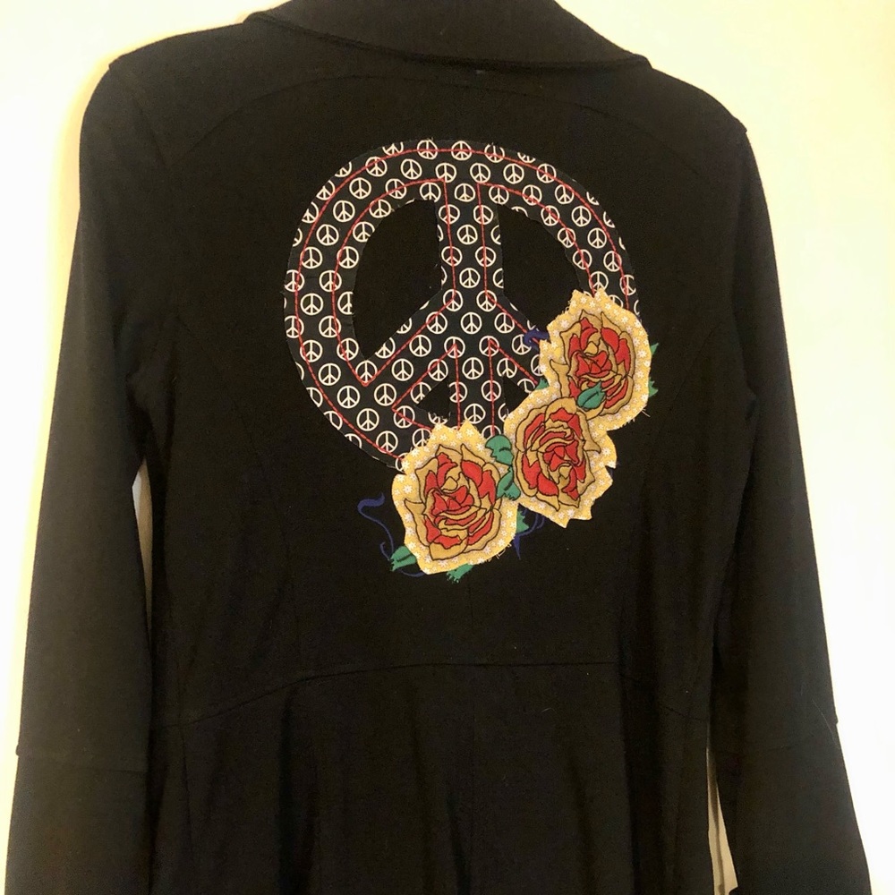 Ivy Jane Black Jacket w/back appliqué